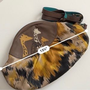 Anthropologie by Jasper & Jeera Clutch/Crossbody/Shoulder Bag giraffe MINT